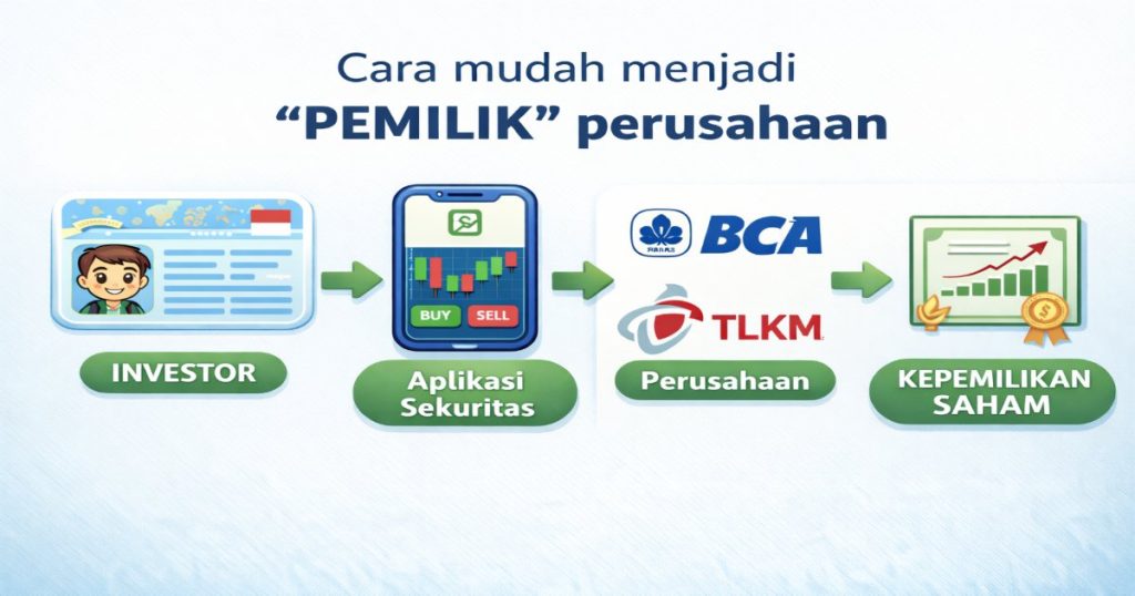 Penjelasan definisi saham dan cara menjadi investor di Bursa Efek Indonesia bagi pemula.